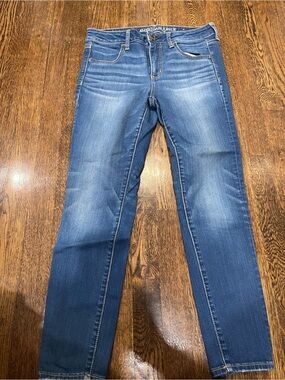 American Eagle Outfitters Women's Blue Slim Jeans
